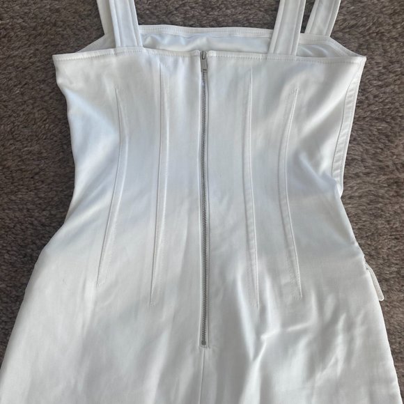 Dion Lee White Frame Minidress - Picture 7 of 8